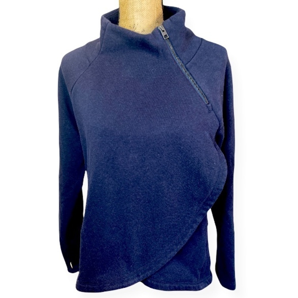 Athleta - Navy Blue Over Sized Pull Over Sweater